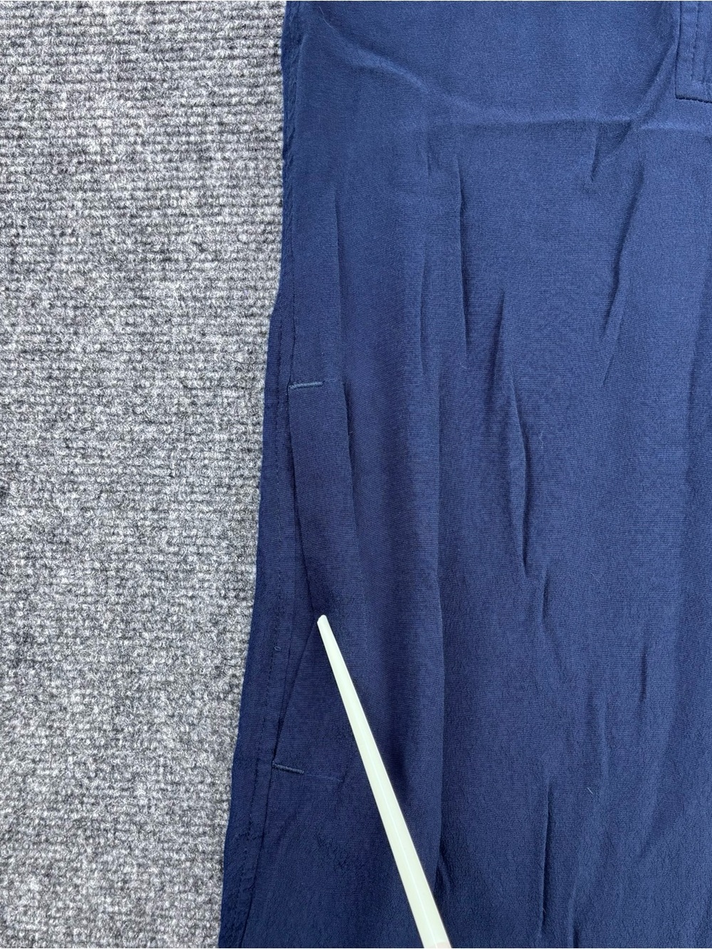 J Crew Blue Minimalist Preppy Easy Tunic Dress Cap Sleeves Women’s XS - Picture 9 of 13